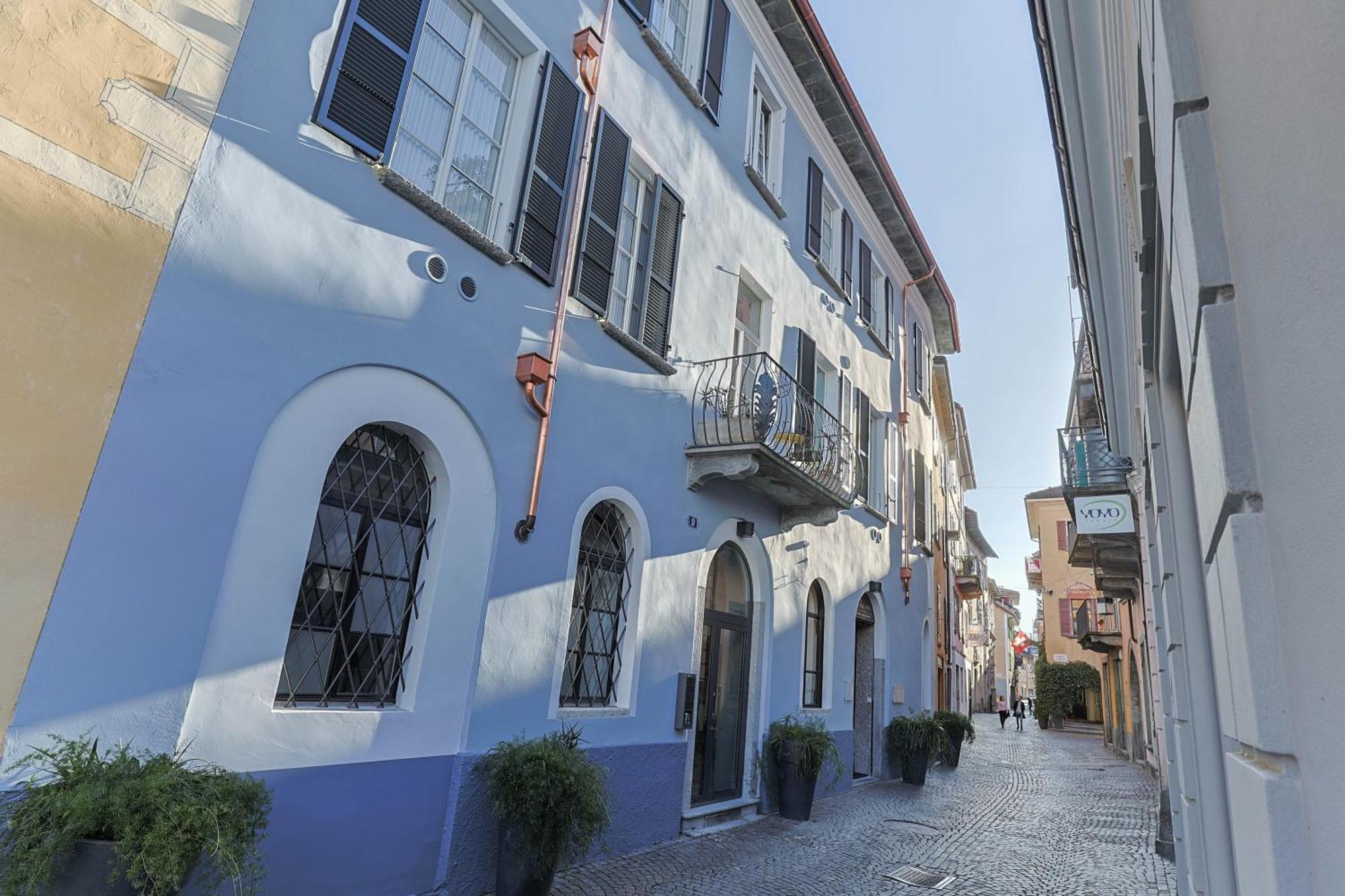Caffe Dell'Arte Boutique Rooms Локарно Экстерьер фото